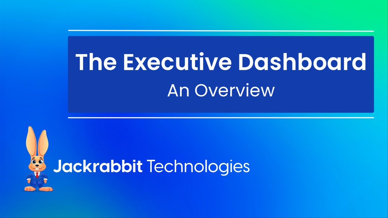 The Executive Dashboard - An Overview