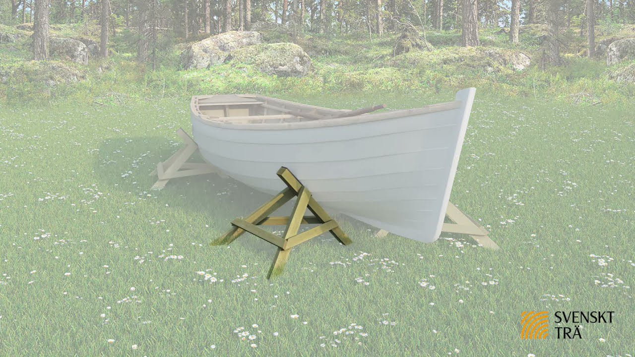 Bygg en båtbock i trä