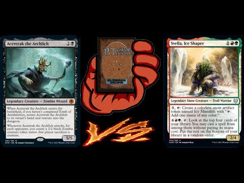 EDH Commander Challenge #183 Acererak the Archlich Vs Svella, Ice Shaper