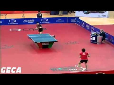 Ma Long Class Drop Shot[Kuwait Open 2013]