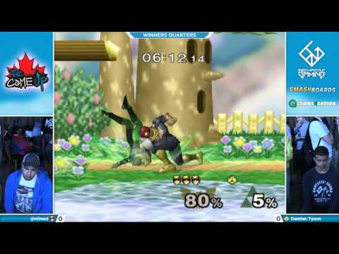 EMG n0ne (Falcon) vs Damian Tyson (Sheik) - TCU2016 - SSBM WQFs