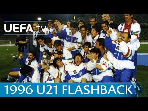 Raúl, Totti, Nesta - Spain v Italy - 1996 U21 final flashback