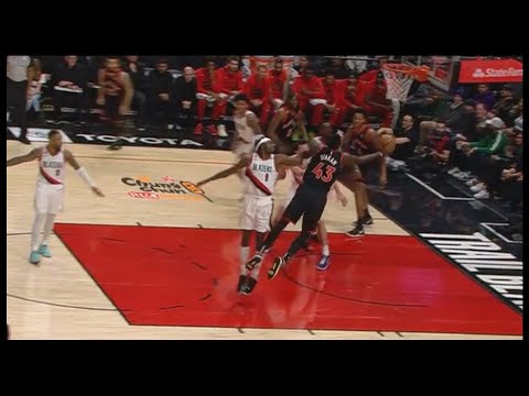 Pascal Siakam ELITE Spin Move - Raptors vs Blazers | 1/28/2023