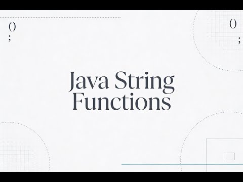 Java Basics Series 2 String Cleanup Methods Trim Replace Split