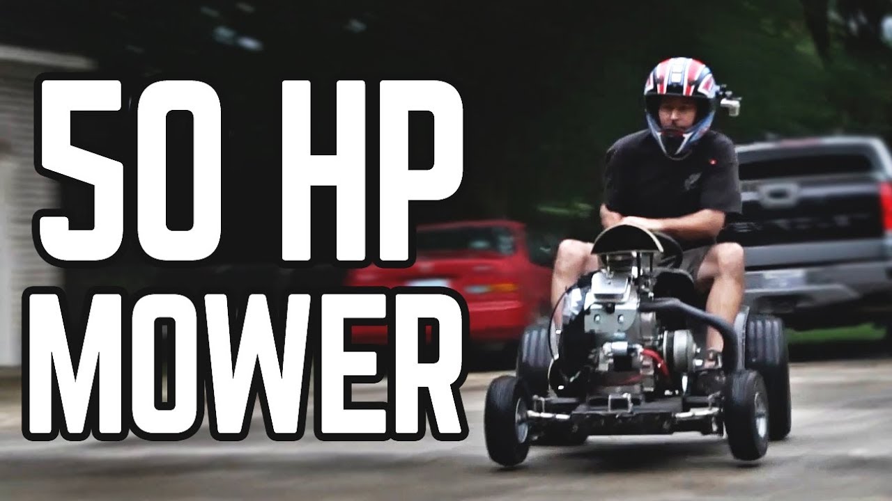 First Ride/Burnouts! 670cc Lawn Mower Pt. 4
