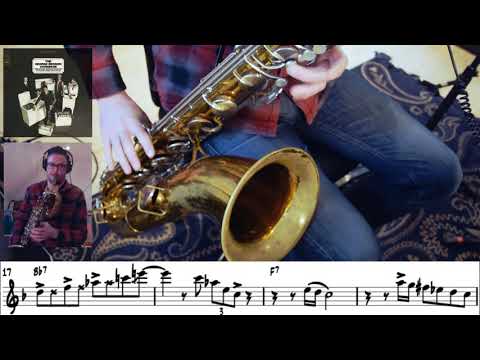 The Cooker (George Benson Quartet feat. Lonnie Smith) - Ronnie Cuber's solo transcription