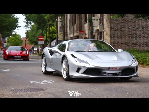 Ferrari's Accelerating | F8 tributo, 488 GTB, portofino, 458 italia, F430, 360,... | lovely sounds