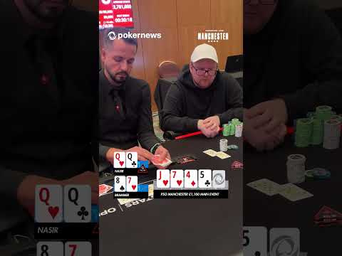 BAD BEAT on the Main Event final table BUBBLE! ❌ | £1,100 Main Event  @PokerStars Open Manchester