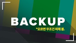 영상하는 사람이면 꼭 알아야 할 '백업' + 파일정리 등 팁 #82