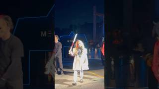 Watch out for M3GAN #m3gan #megan #hhn #blumhouse #universalstudios #terrortram #universalhhn