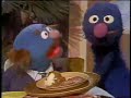 Classic Sesame Street Grover Waiter Serves First Middle Last Meal