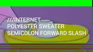 Polyester Sweater Music Video