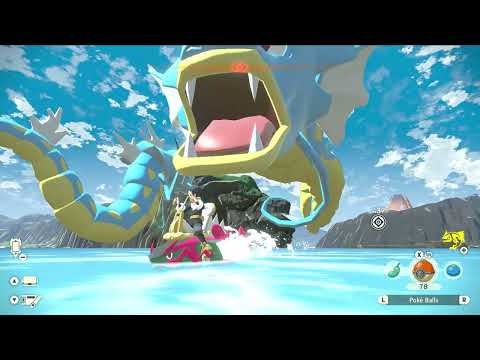 Pokemon Bigsize10x Mods - Group of Gyarados in the sea.