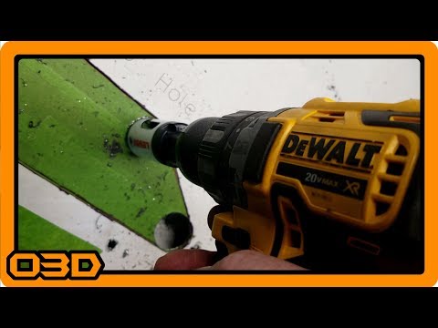 02 Drilling and Cutting Some Holes -  Daystar Hood Cowl Scoop  - OVERCLOCK3D 2015 Jeep Wrangler JK