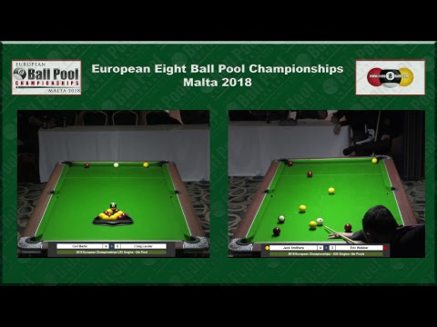 2018 European Championships U23 Singles - Carl Martin v Craig Lauder & Jack Smithers v Eric Webber