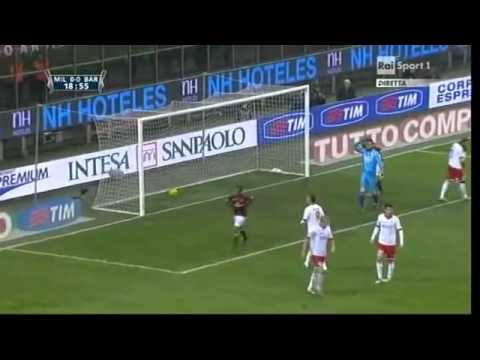 Milan-Bari 3-0  Coppa Italia 2010-2011 Ibrahimovic,Merkel,Robinho