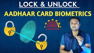 Lock Aadhaar Biometric Option || Lock or Unlock Aadhar card Biometric || Aadhar Fingerprint Lock
