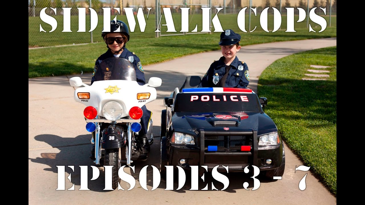 Sidewalk Cops Compilation Video - Episodes 3 - 7 (The Litterer - Superman Texting)