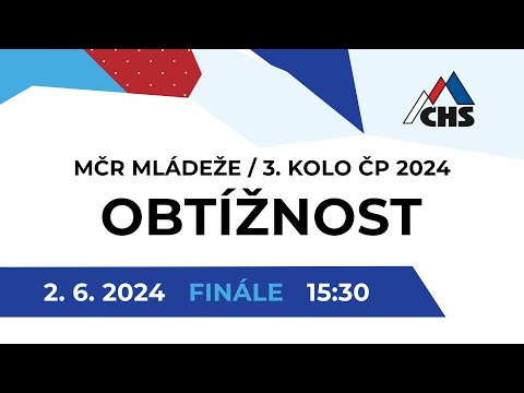 MČR MLÁDEŽE / 3. kolo ČP 2024 - OBTÍŽNOST (Finále)