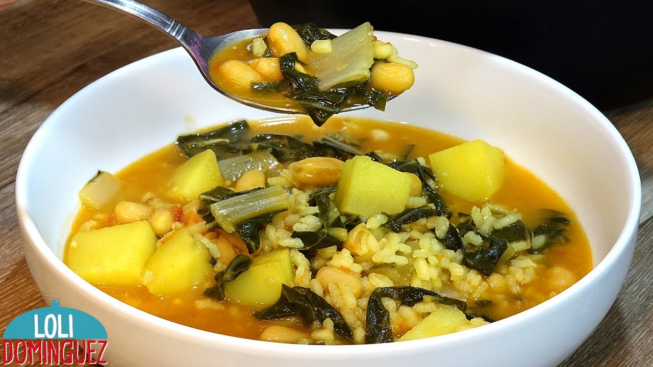 UN PLATO TRADICIONAL SALUDABLE, NUTRITIVO Y DELICIOSO ARROZ CON ACELGAS. Loli Domínguez - Recetas.