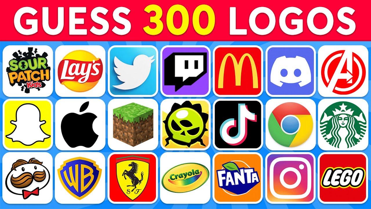 Guess the Logo in 1 Second 🥇 300 Famous Logos | Logo Quiz 2024 | Quiz Galaxy