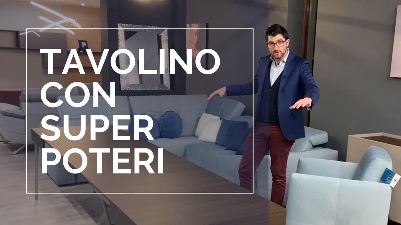 Tavolino che si Trasforma in Tavolo SUPER ALLUNGABILE Salva Spazio Assistent 320