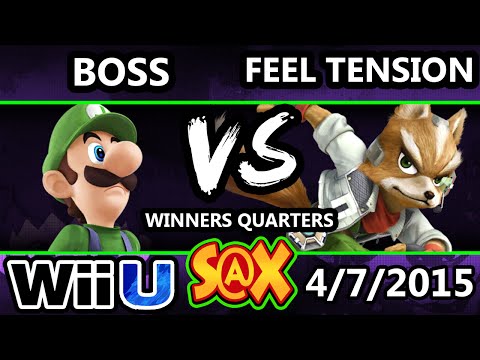 S@X - WS | Boss (Luigi) Vs. Feel Tension (Ness) SSB4 Winners Quarters - Smash Wii U - Smash 4