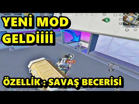 YENİ MOD GELDİİİ ! SAVAŞ BECERİSİ ÖZELLİĞİ  BATUR GAME SOLO SQUAD PUBG MOBİLE
