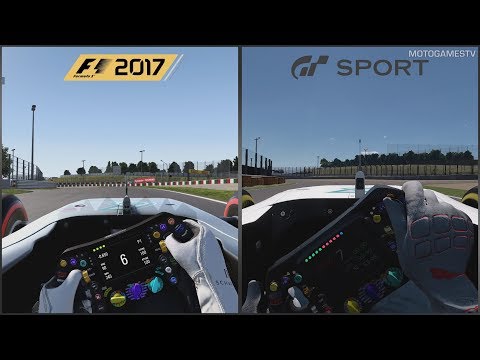F1 2017 vs Gran Turismo Sport - Mercedes-AMG F1 W08 EQ Power+ 2017 at Suzuka
