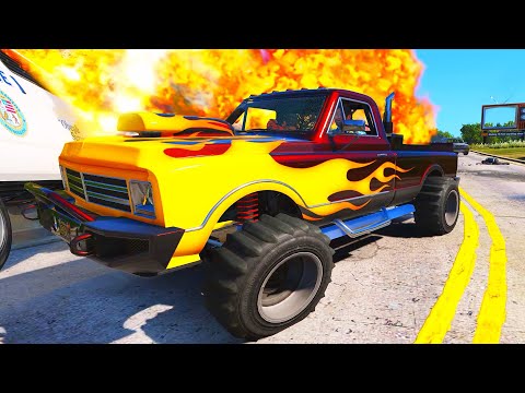 GTA 5 FURIOUS CRASH IMPACTS #11 UNSTOPPABLE TRUCK