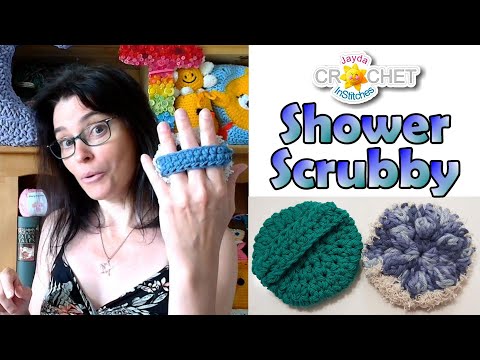 Shower Scrubby Crochet Tutorial - Learn the Bobble Stitch!