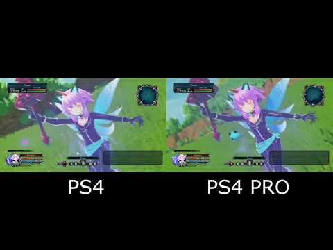 Cyberdimension Neptunia PS4 vs PS4 Pro Comparison