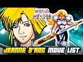 JEANNE D ARC MOVE LIST World Heroes 1 WH1