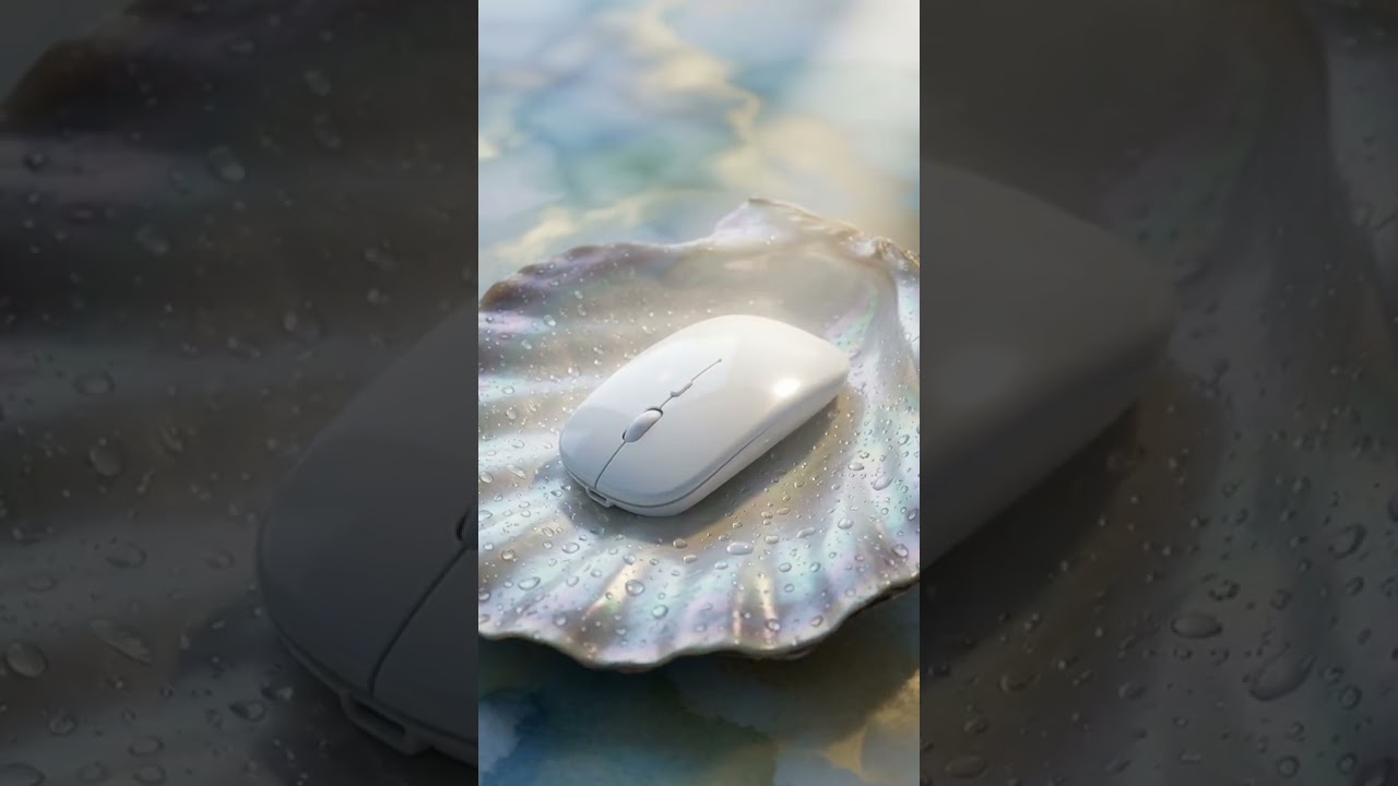 Key Scroll Bluetooth 5 & USB 2 4G Wireless MouseWhite