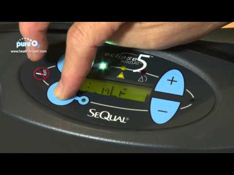 Sequal Eclipse 5 Portable Oxygen Concentrator Working Demo