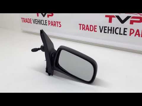 Fits Toyota Yaris Hatchback 1999-2003 Door Wing Mirror Manual Textured Right video