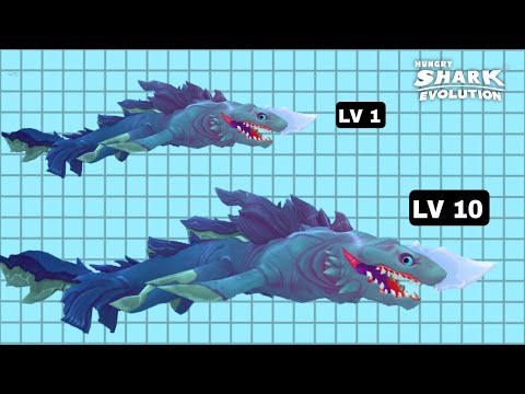 HUNGRY SHARK EVOLUTION COMPARISON SIZE 2022! LUMINITE - Hungry Shark Evolution