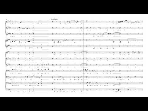Regina caeli à 12 (Nicolas Gombert) transposed