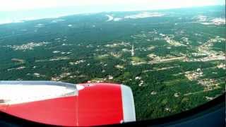 preview picture of video 'Landing at Kuala Lumpur Int'l Airport'