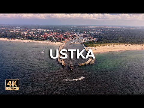 To miejsce co roku przyciąga tysiące turystów – Ustka z drona 2025! [4K]