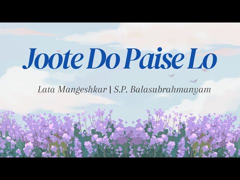 Joote De Do Paise Le Lo (LYRICS) | HUM AAPKE HAIN KAUN | Salman Khan | Madhuri Dixit | Lata M | SPB