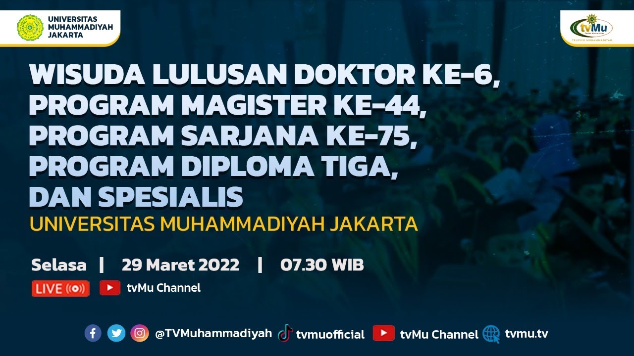 Gelar Wisuda,  Rektor UMJ Minta Wisudawan Terus Jalin Komunikasi dengan Kampus