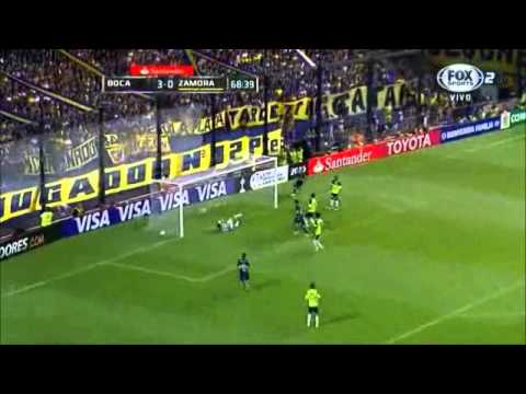 Boca Juniors 5 - 0 Zamora Copa Libertadores 2015