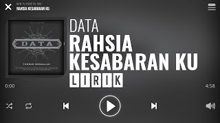 Data - Rahsia Kesabaran Ku [Lirik]