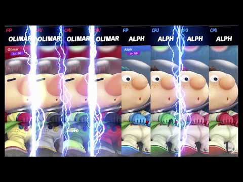 Super Smash Bros Ultimate Amiibo Fights – Request #11975 Olimars vs Alphs