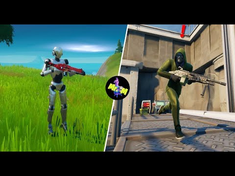Headshot Doom Henchmen or Stark Robots in Fortnite.