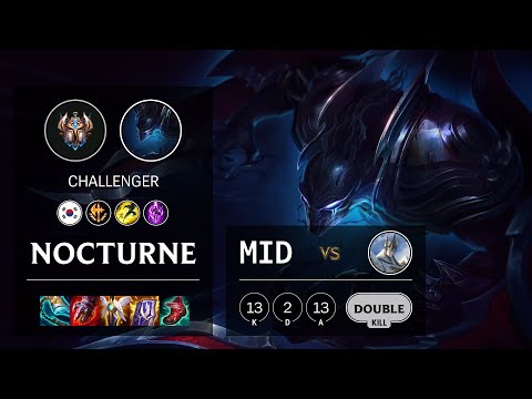 Nocturne Mid vs Galio - KR Challenger Patch 11.8