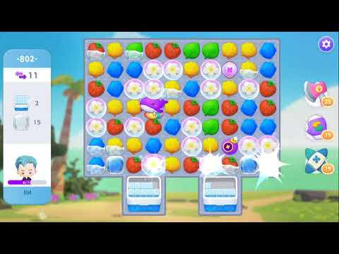 BTS Island: In the SEOM Level 802 - NO BOOSTERS GAMEPLAY 🎵 | SKILLGAMING ✔️