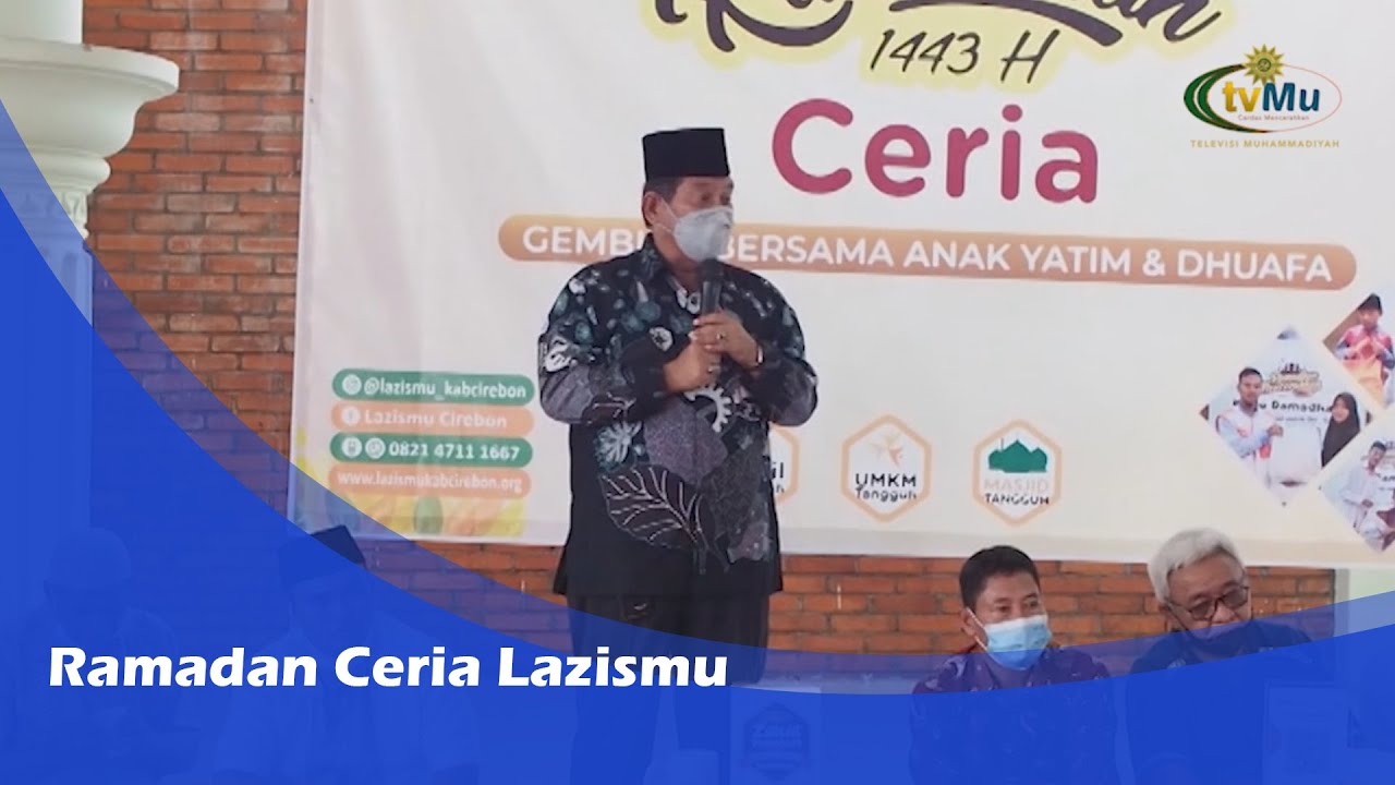 Ramadhan Ceria, Lazismu Kabupaten Cirebon Bagikan Ribuan Paket Sembako