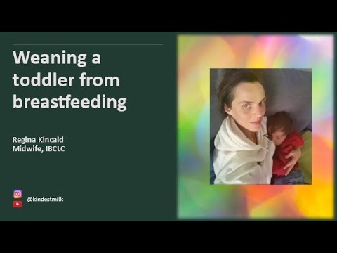 WEANING a toddler from BREASTFEEDING | Presented by an IBCLC